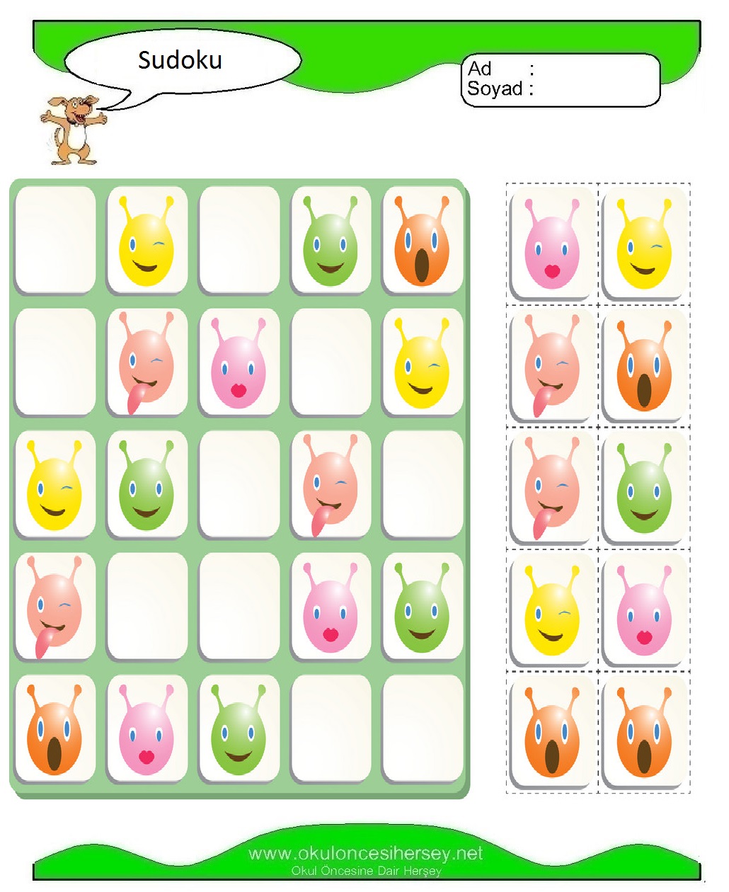 Resimli Sudoku Bulmaca