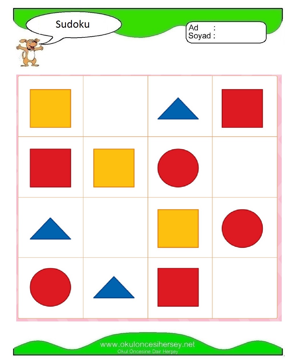 Resimli Sudoku Bulmaca