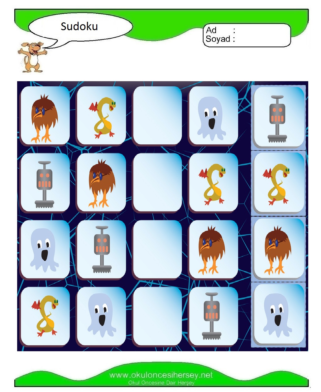 Resimli Sudoku Bulmaca