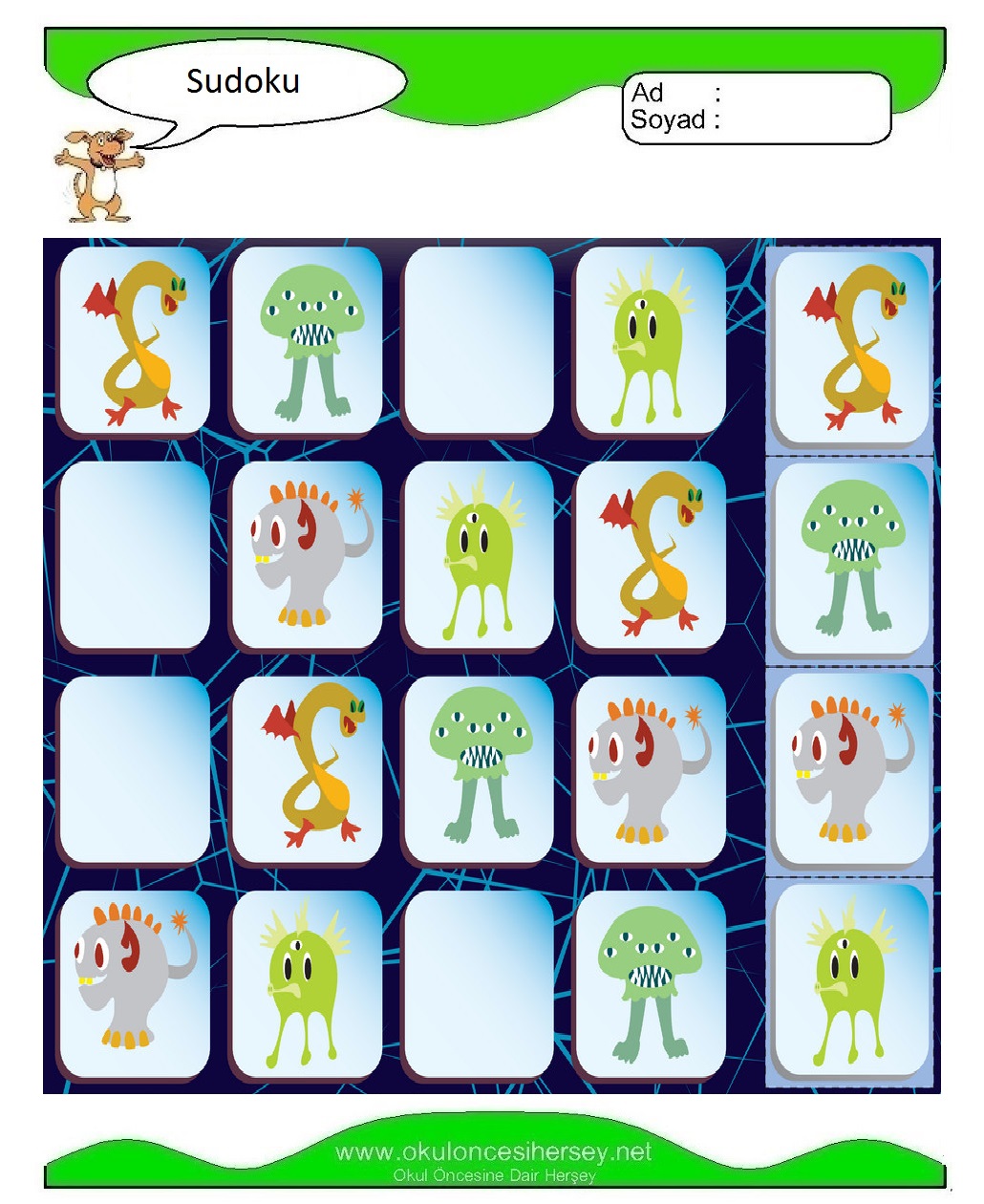 Resimli Sudoku Bulmaca