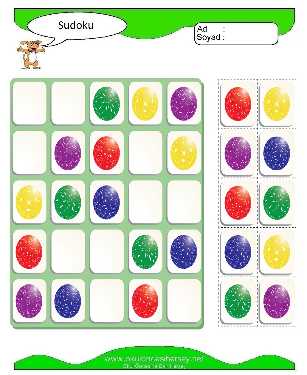 Resimli Sudoku Bulmaca