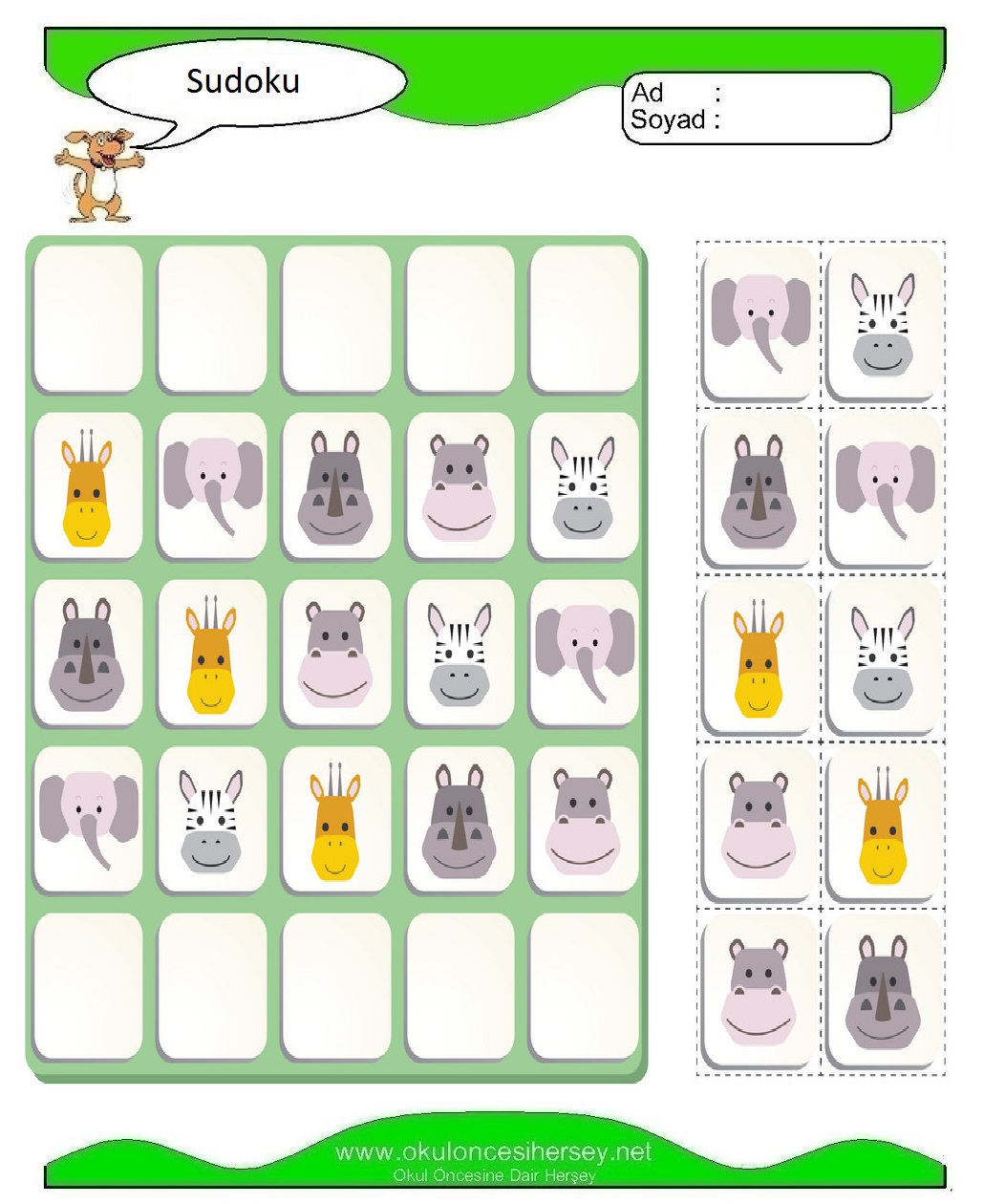 Resimli Sudoku Bulmaca