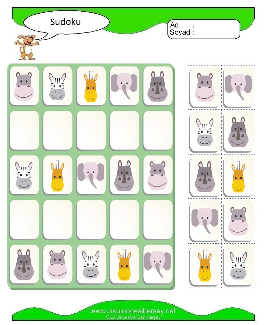 Resimli Sudoku Bulmaca