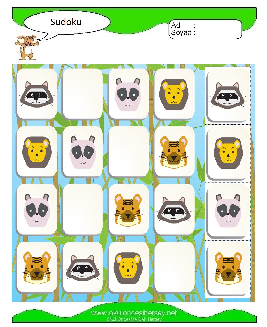 Resimli Sudoku Bulmaca