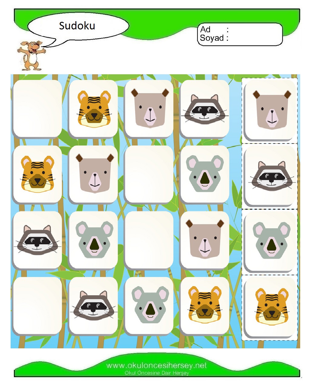 Resimli Sudoku Bulmaca