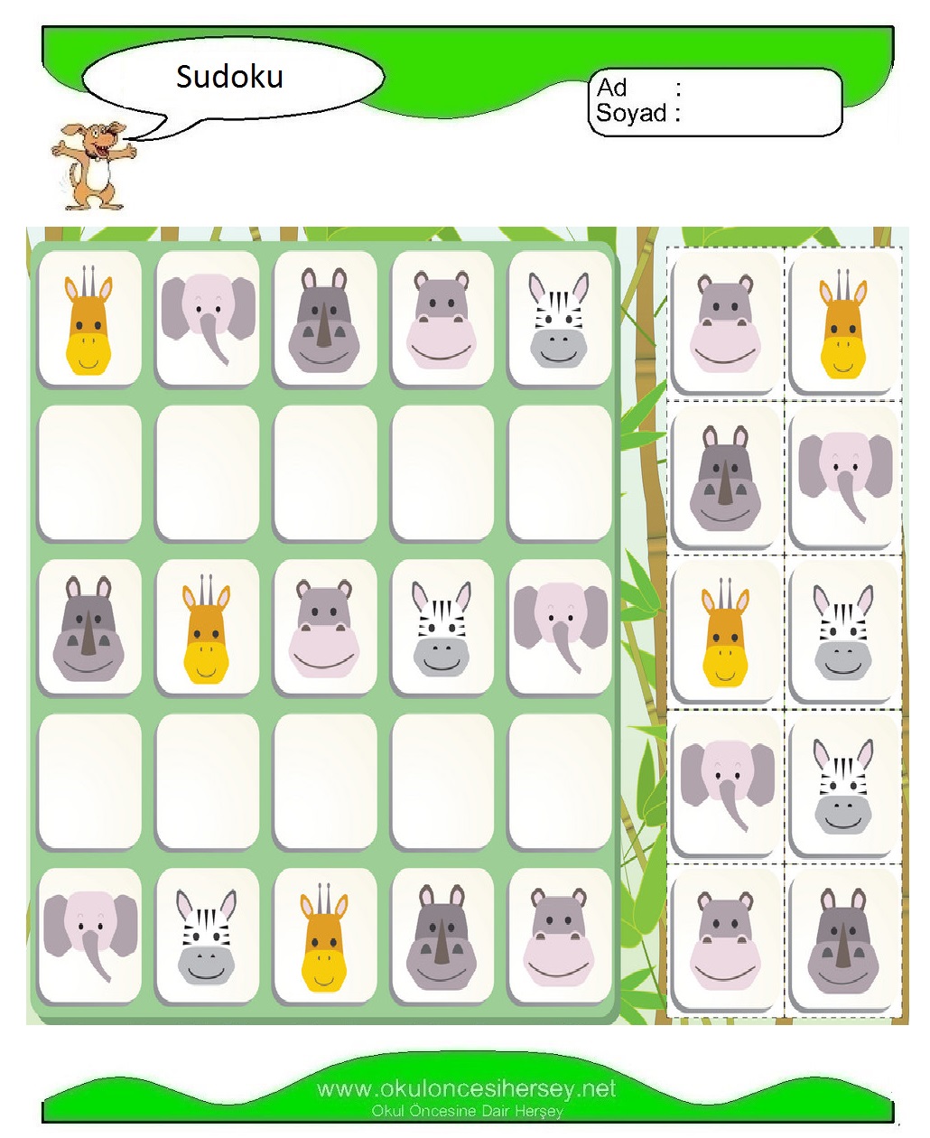 Resimli Sudoku Bulmaca