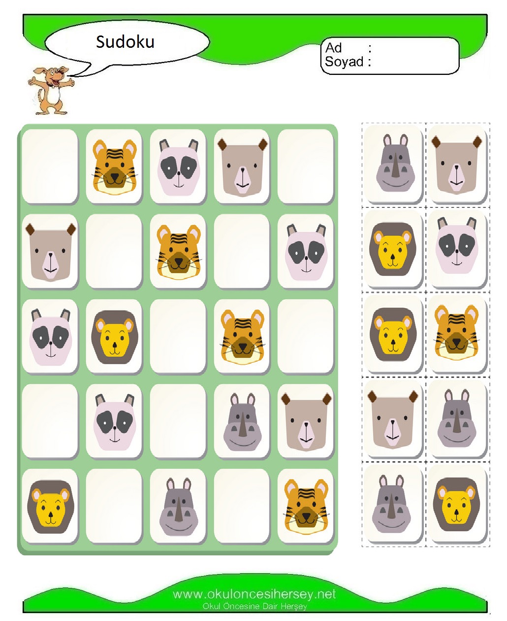 Resimli Sudoku Bulmaca