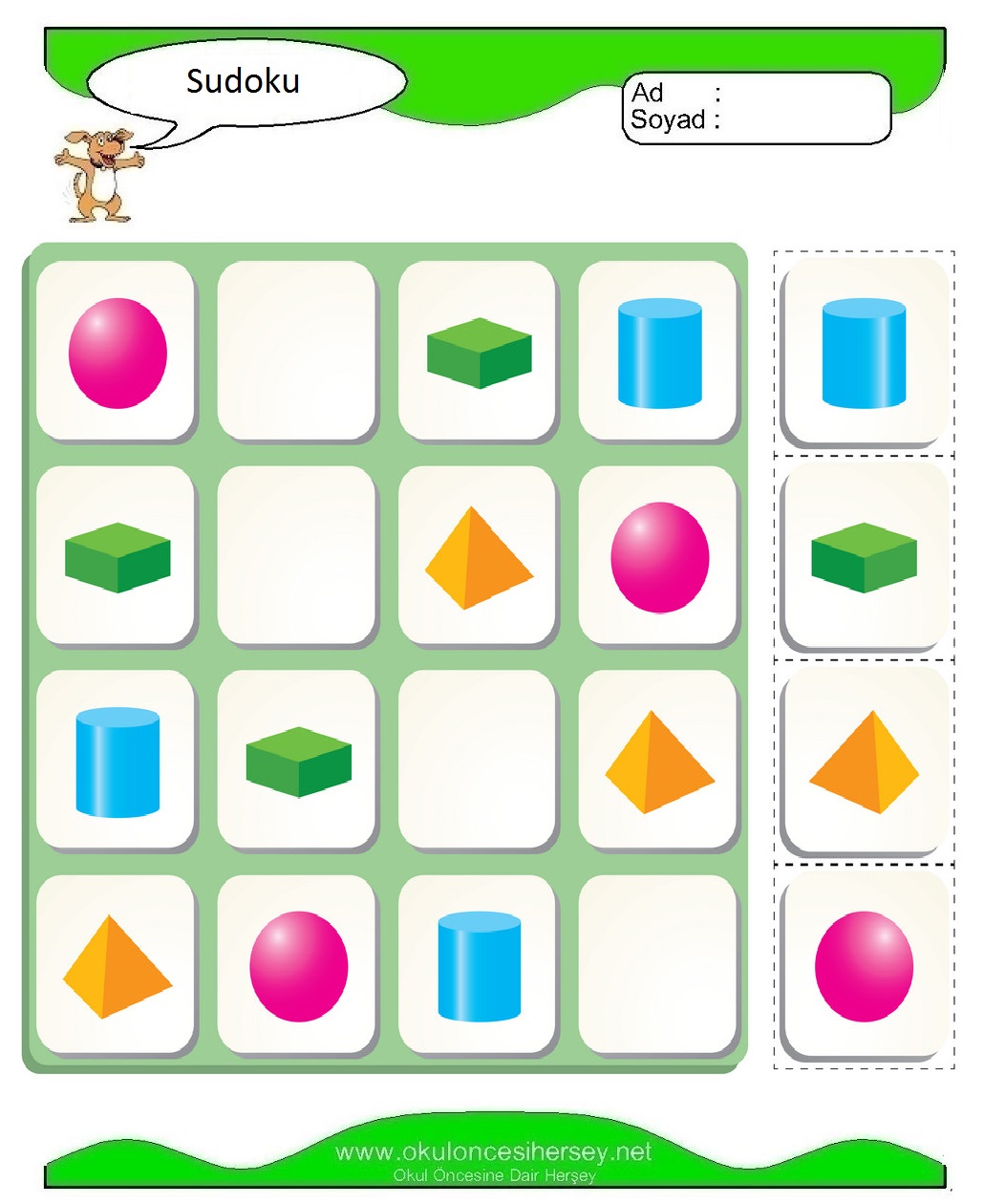 Resimli Sudoku Bulmaca