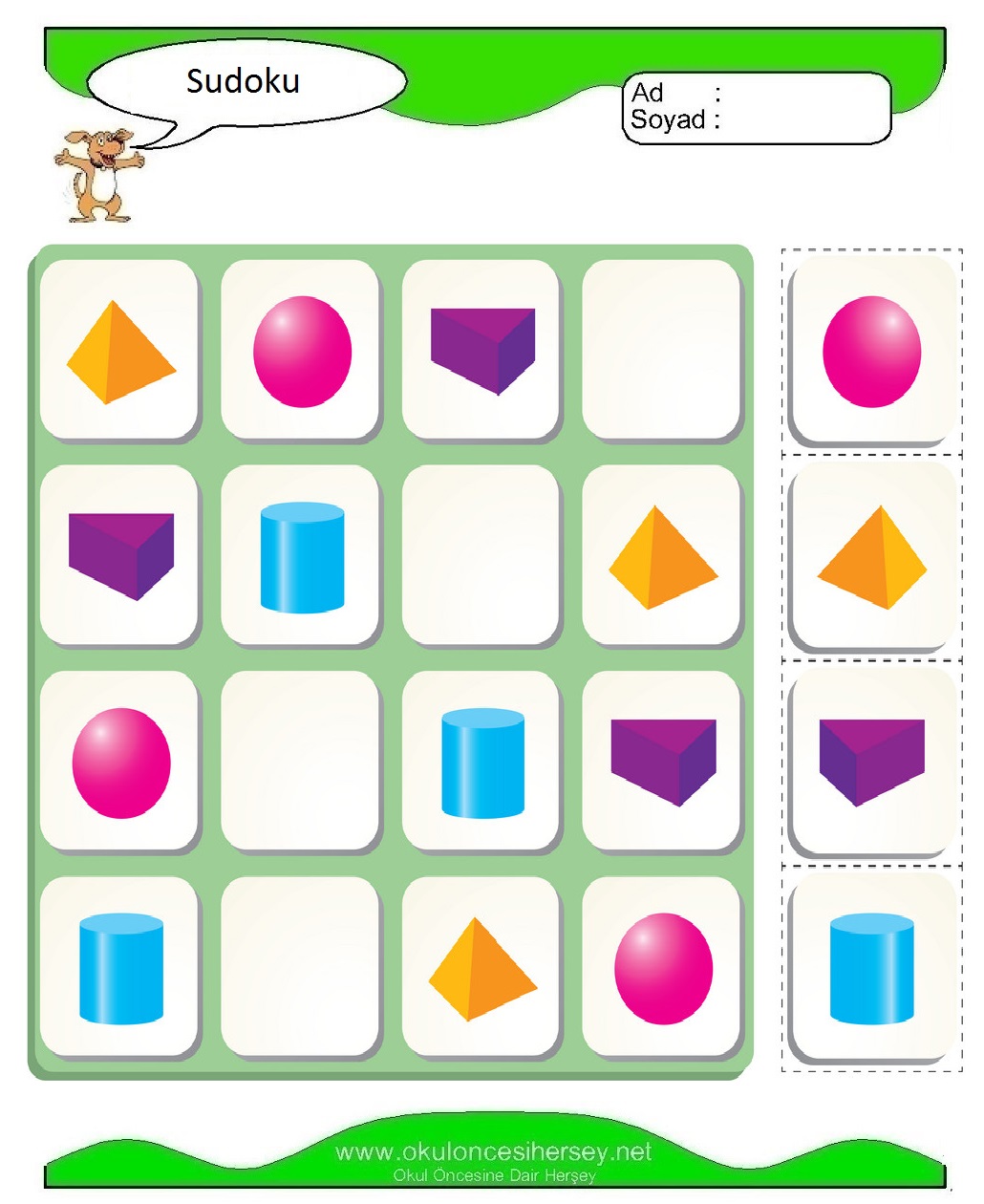 Resimli Sudoku Bulmaca