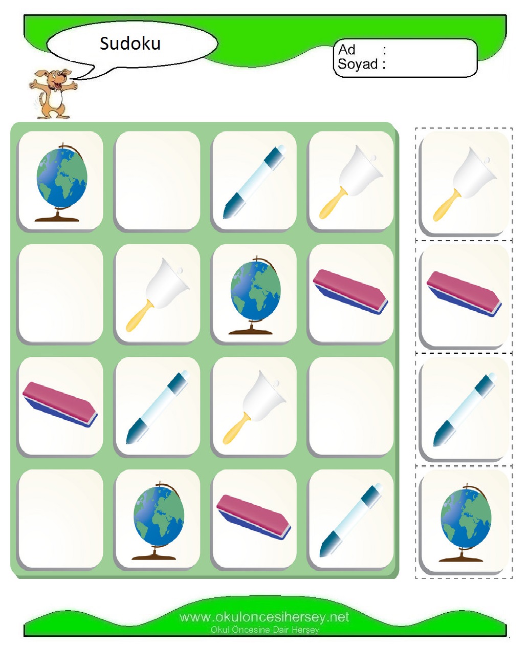 Resimli Sudoku Bulmaca
