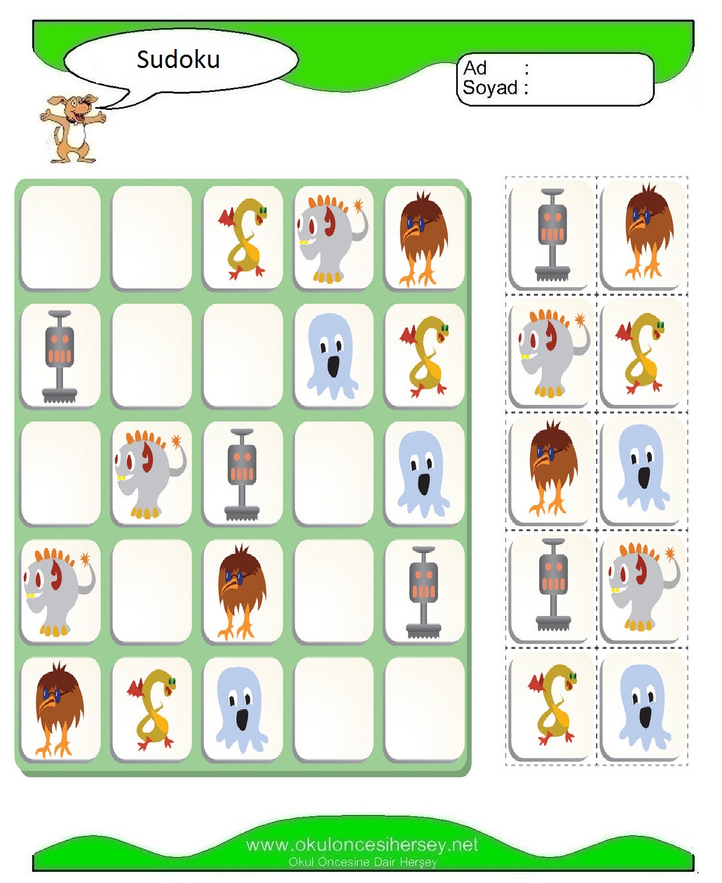 Resimli Sudoku Bulmaca