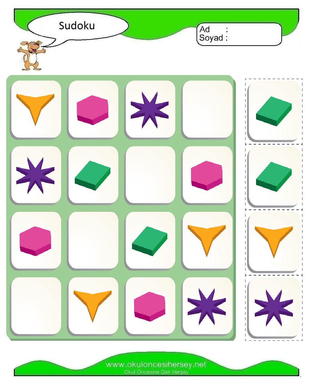 Resimli Sudoku Bulmaca