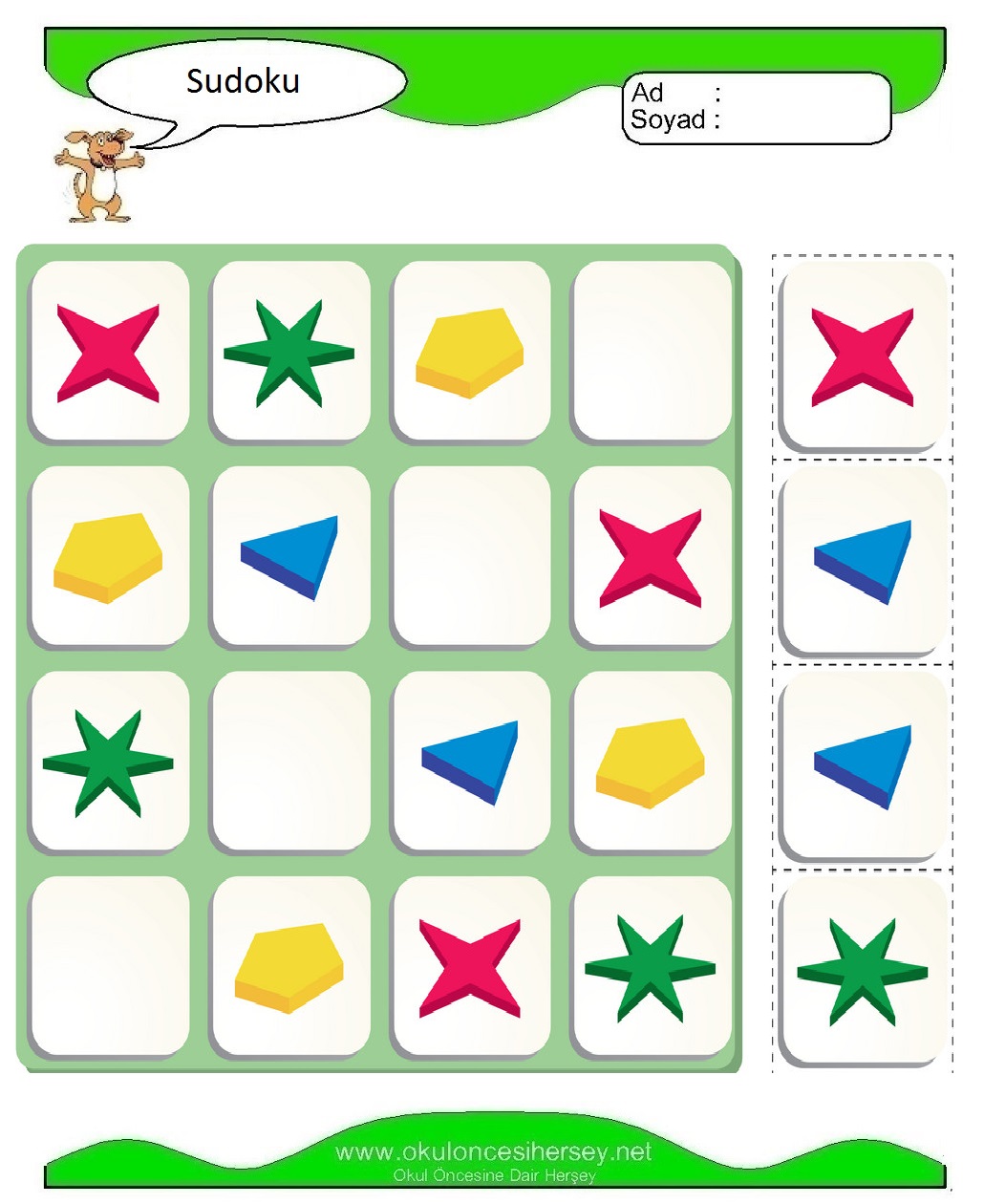 Resimli Sudoku Bulmaca