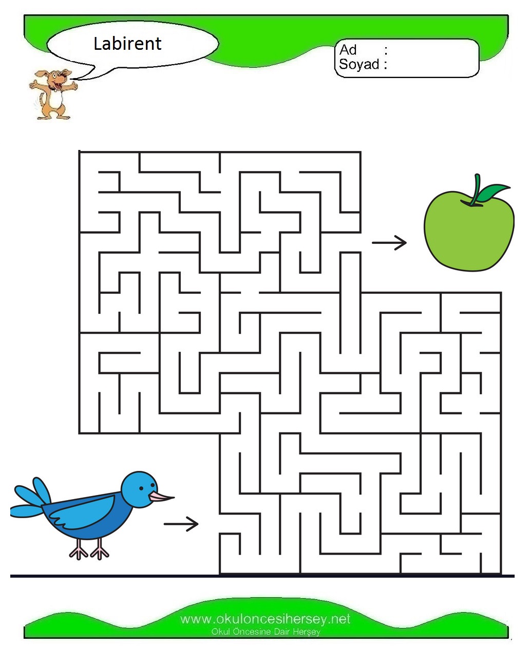 Labirent Bulmaca