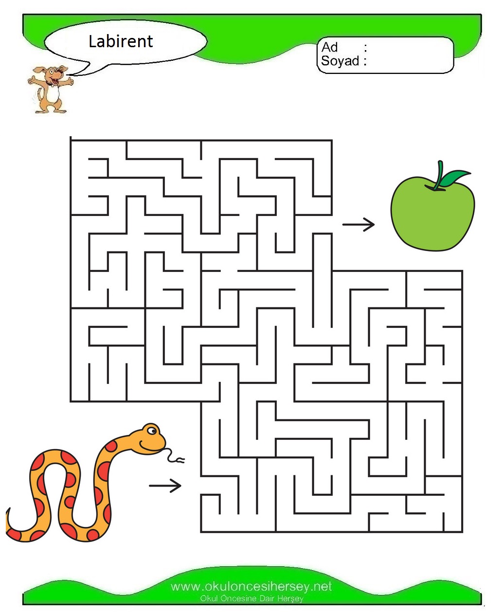 Labirent Bulmaca
