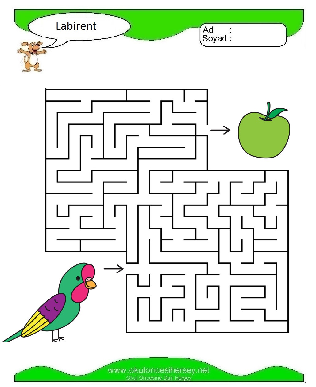 Labirent Bulmaca
