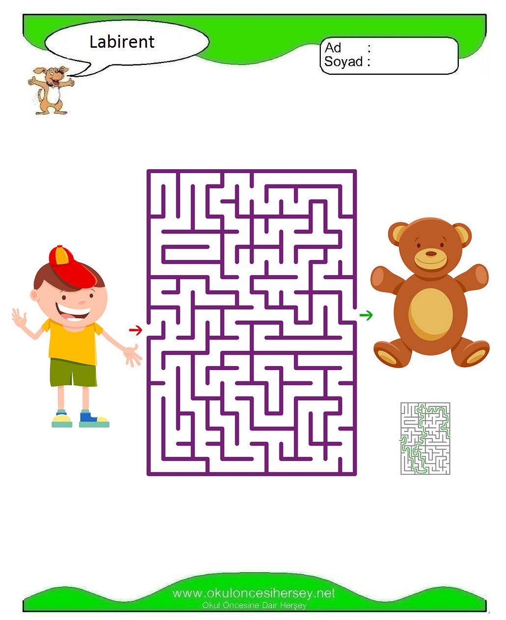Labirent Bulmaca