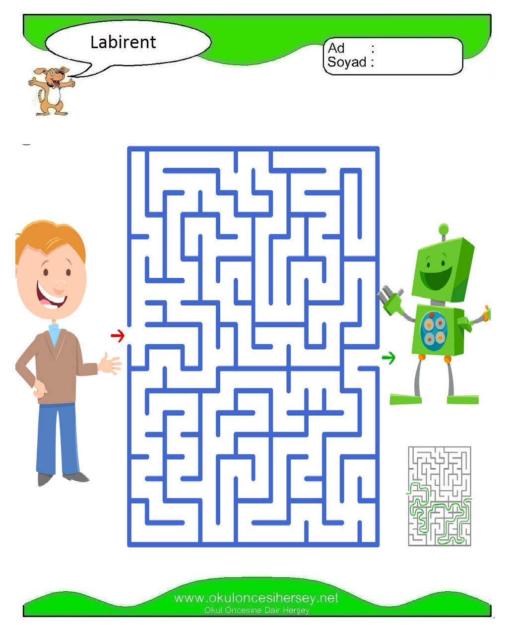 Labirent Bulmaca