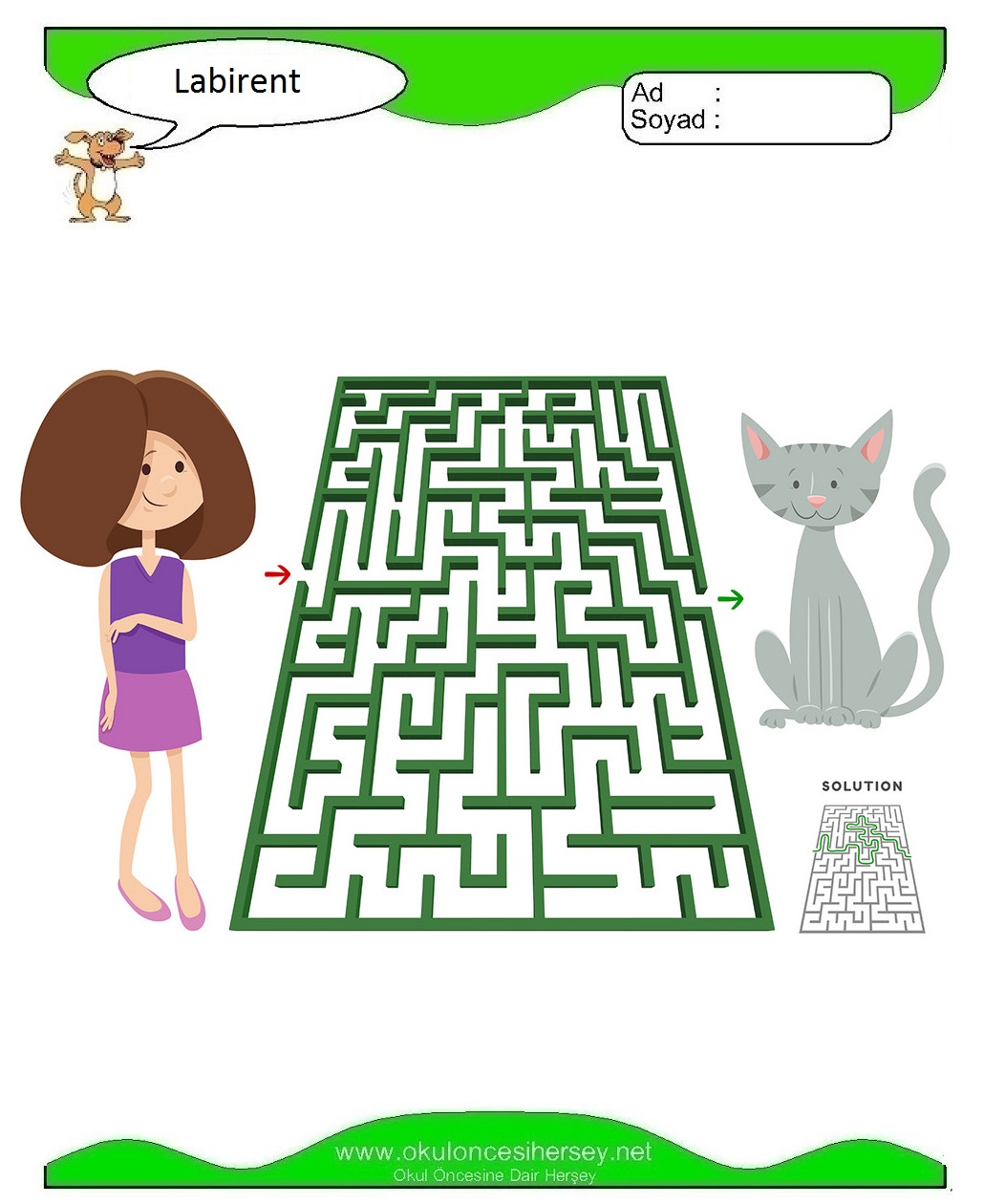 Labirent Bulmaca