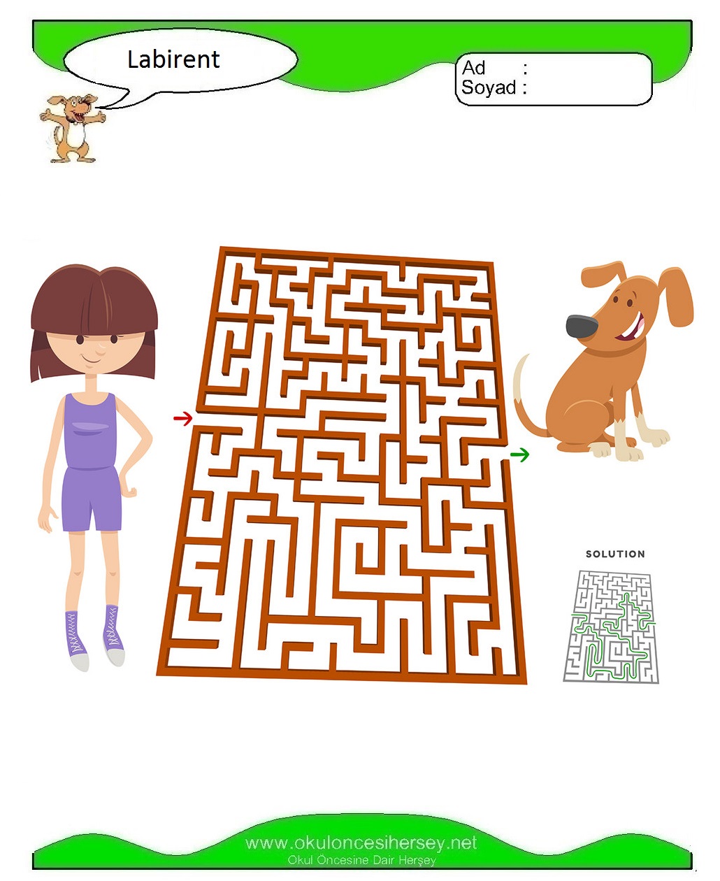 Labirent Bulmaca