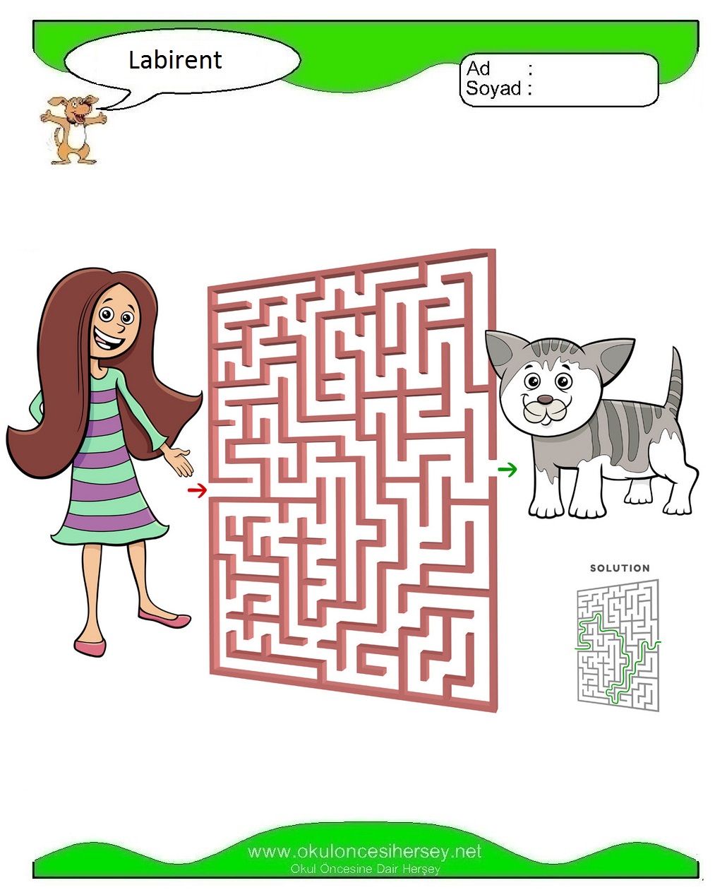 Labirent Bulmaca