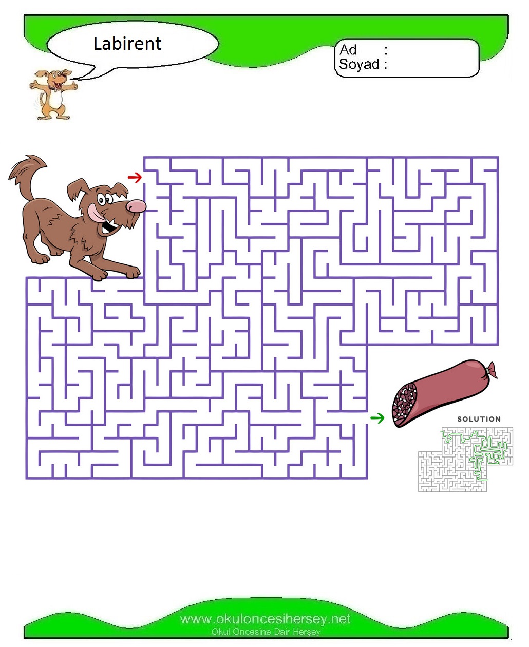 Labirent Bulmaca