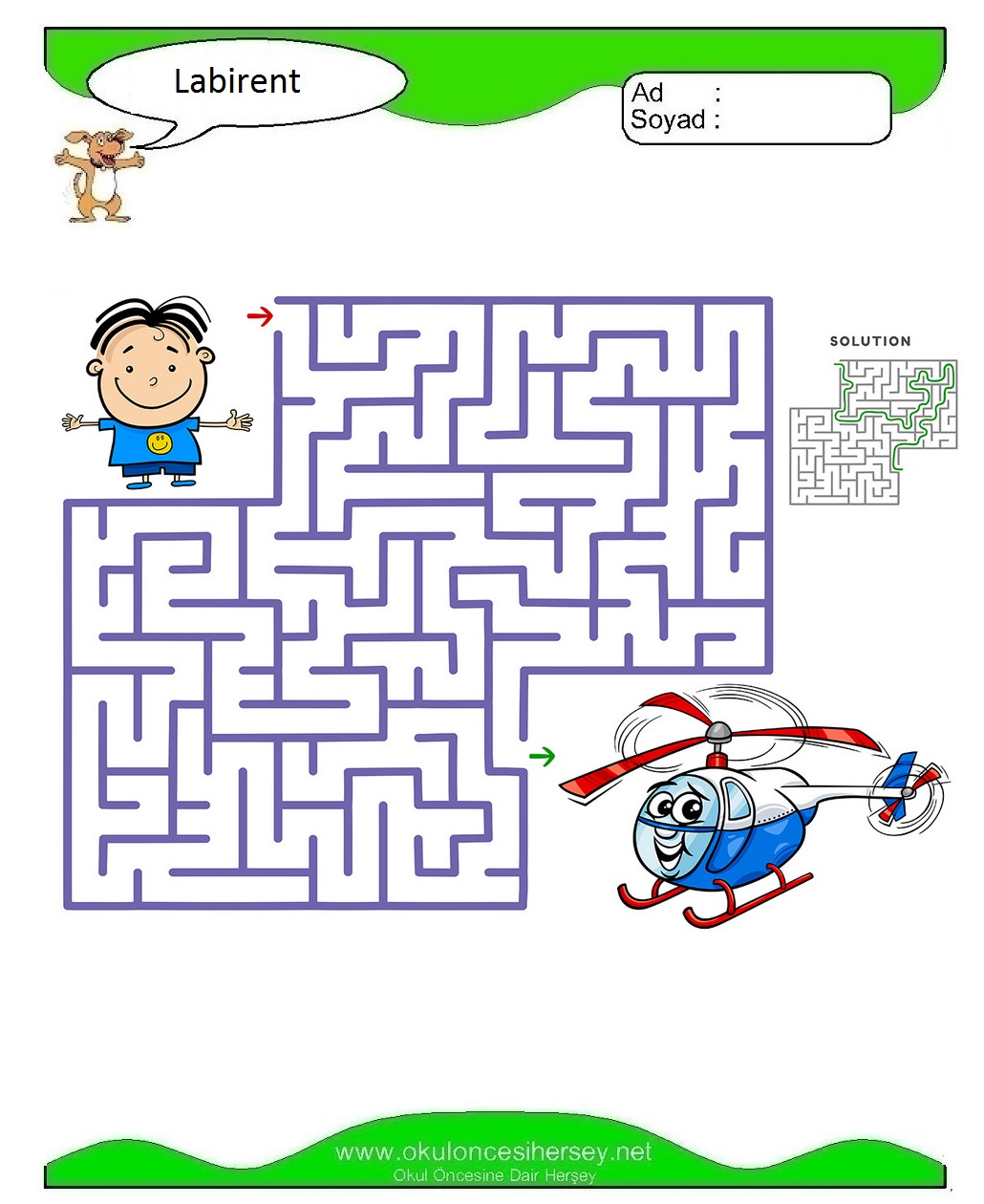 Labirent Bulmaca