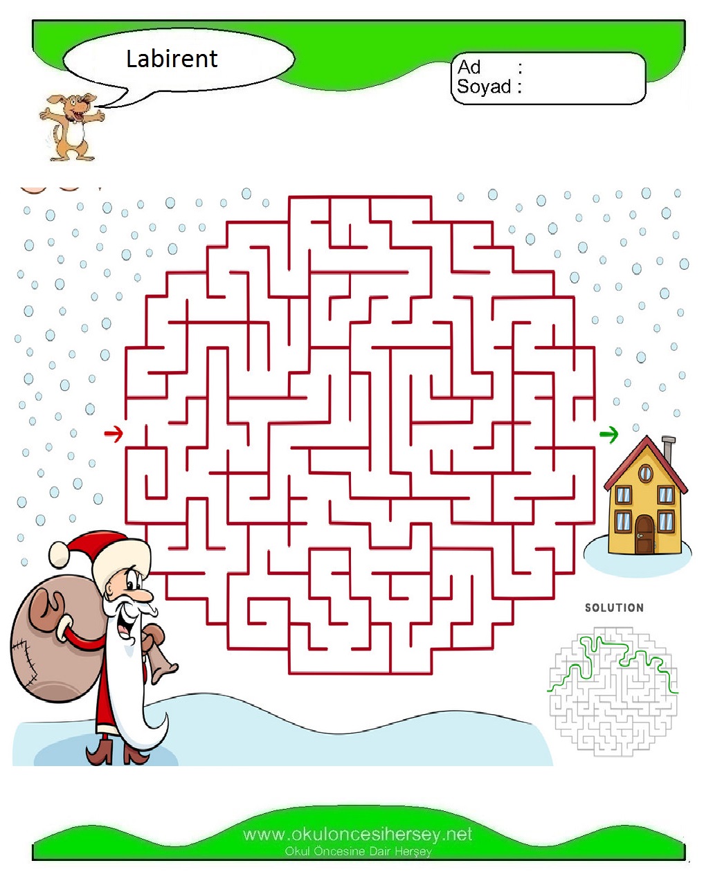 Labirent Bulmaca