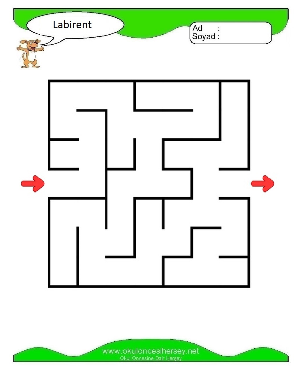 Labirent Bulmaca
