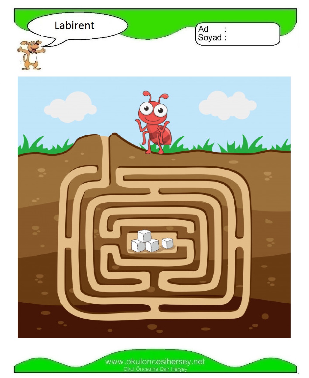 Labirent Bulmaca