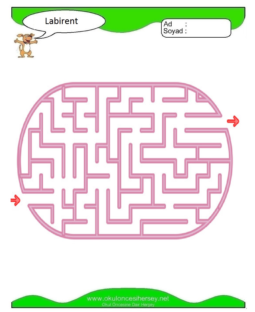 Labirent Bulmaca