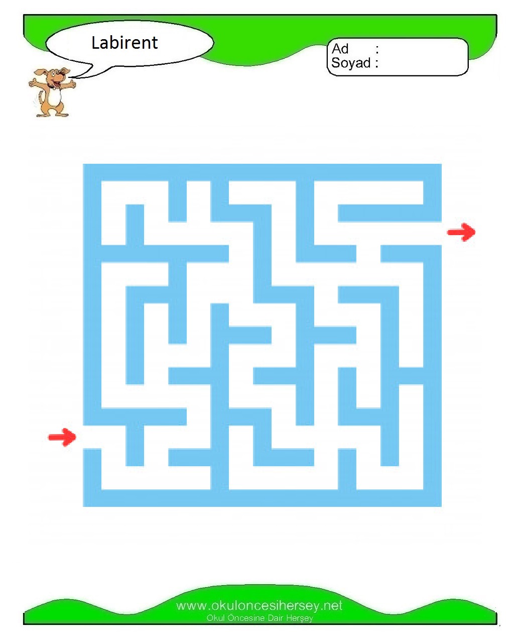 Labirent Bulmaca