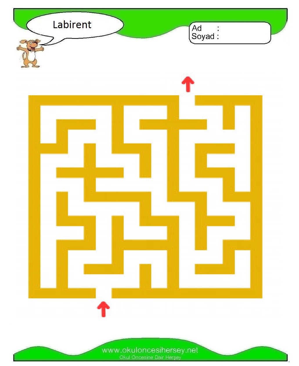Labirent Bulmaca