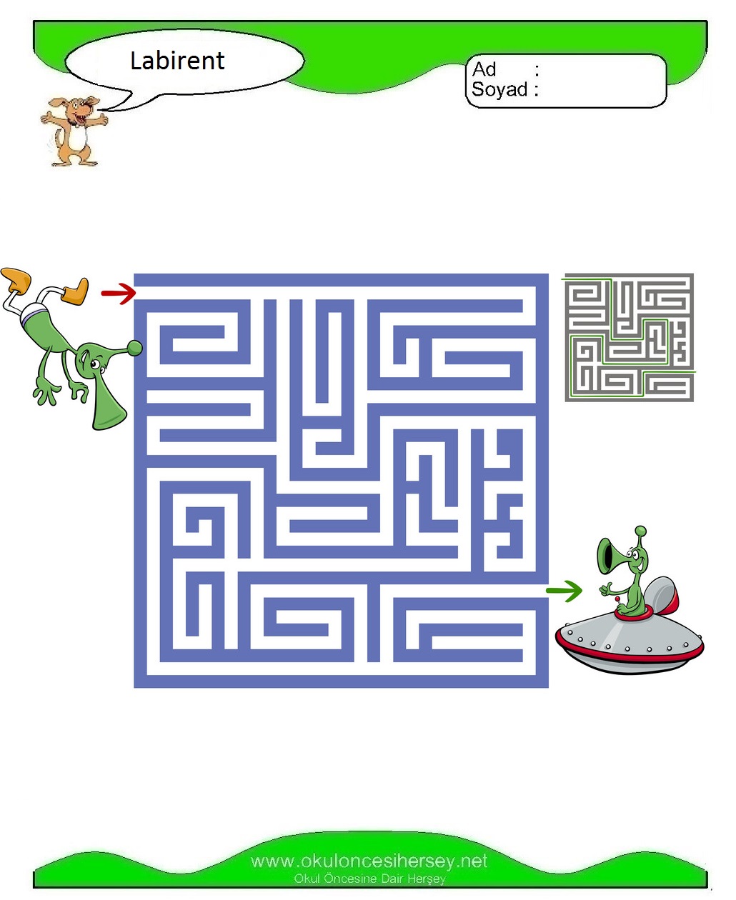 Labirent Bulmaca
