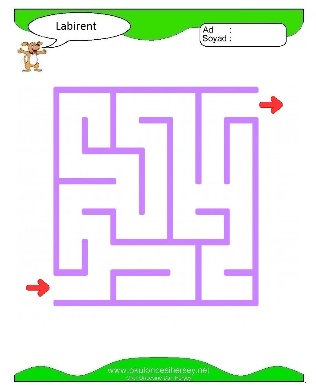Labirent Bulmaca