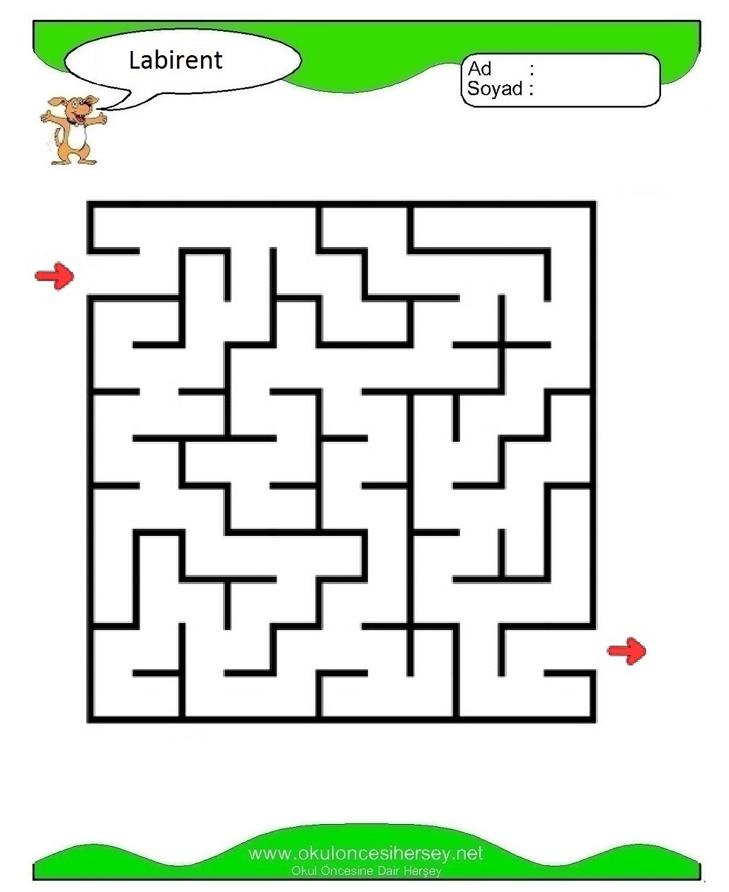 Labirent Bulmaca