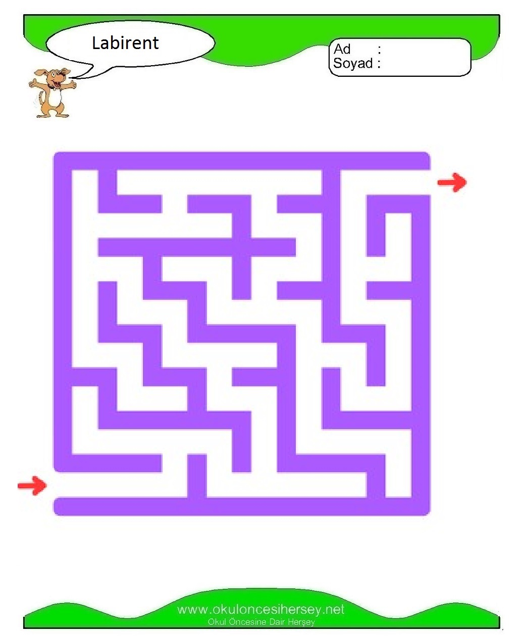 Labirent Bulmaca
