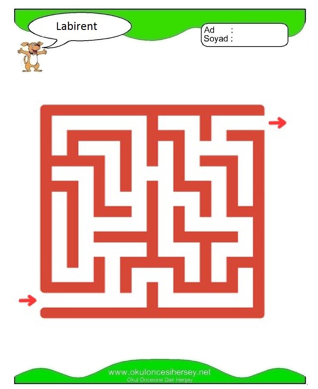 Labirent Bulmaca