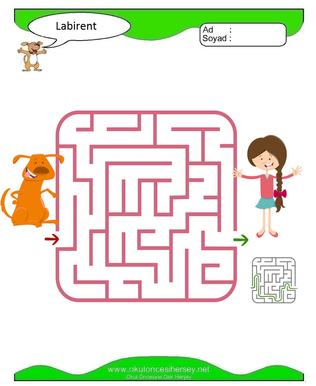 Labirent Bulmaca