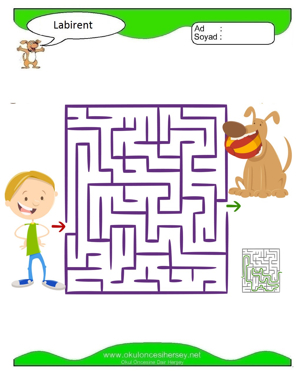 Labirent Bulmaca