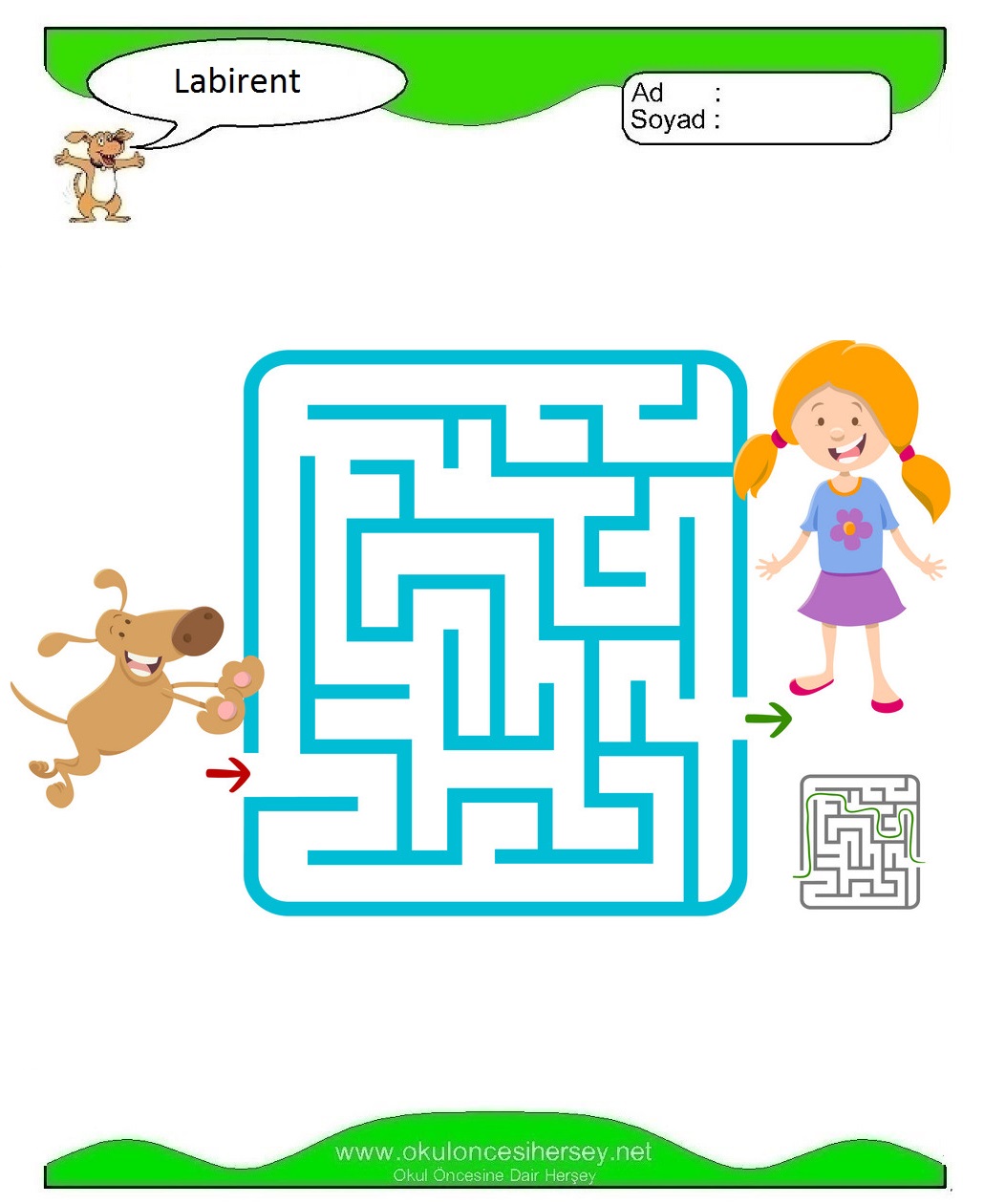 Labirent Bulmaca