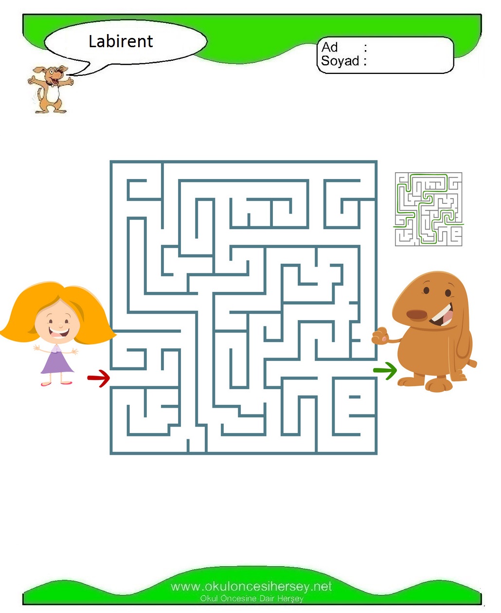 Labirent Bulmaca