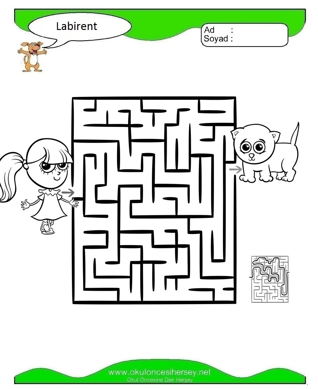 Labirent Bulmaca