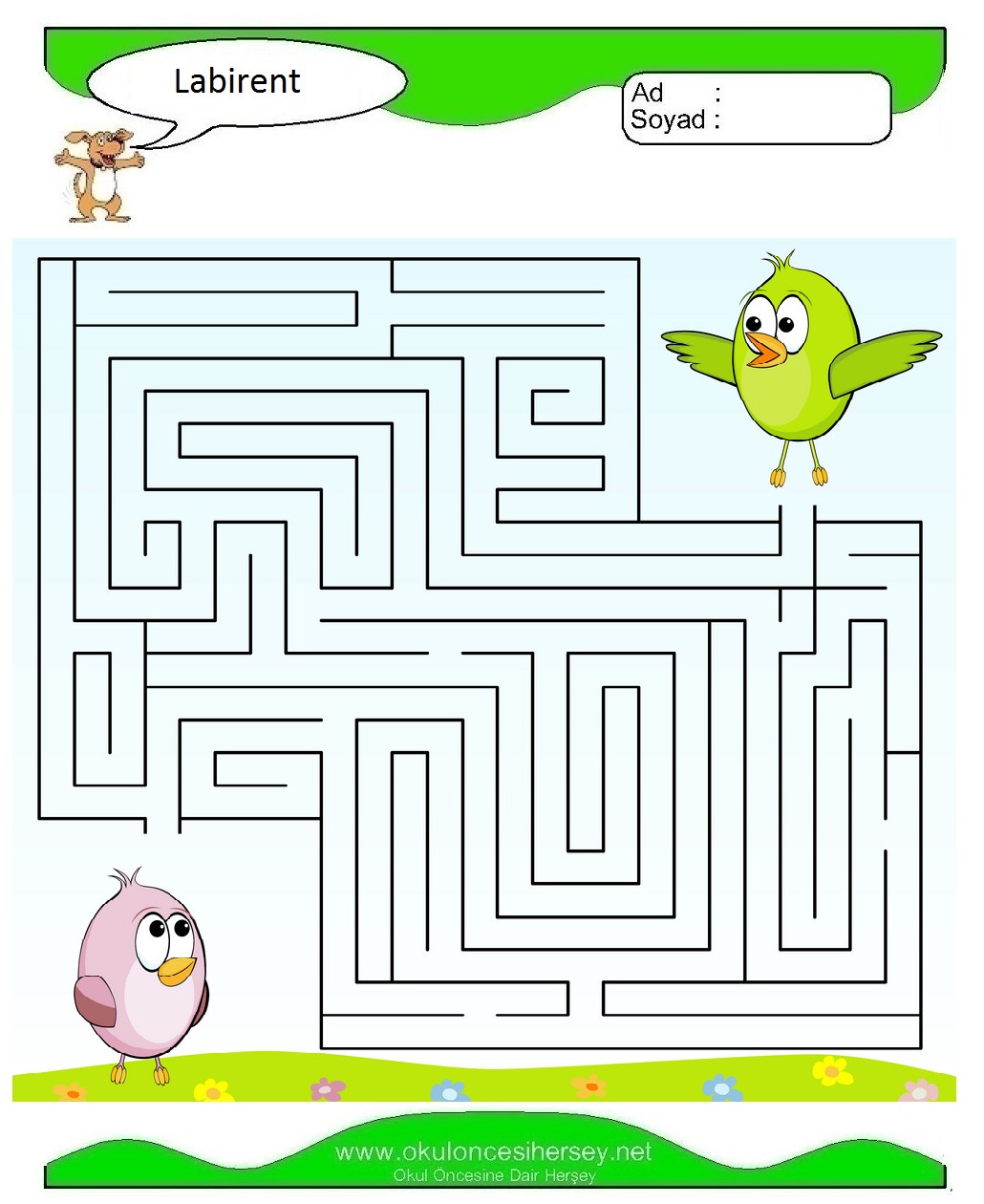 Labirent Bulmaca