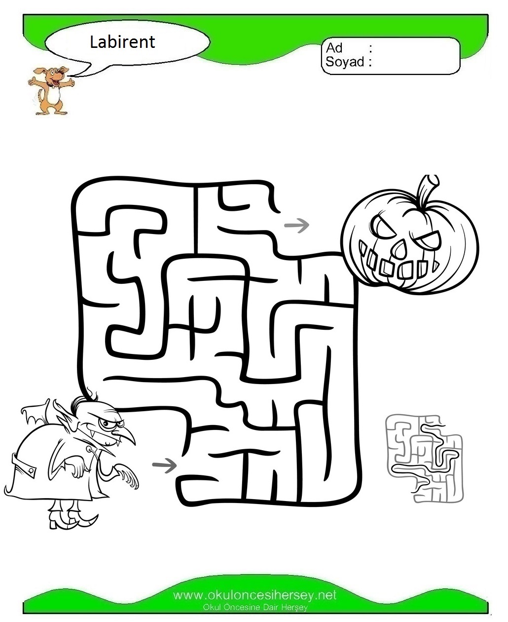 Labirent Bulmaca