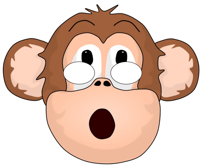 Мордочка обезьянки рисунок - 87 фото