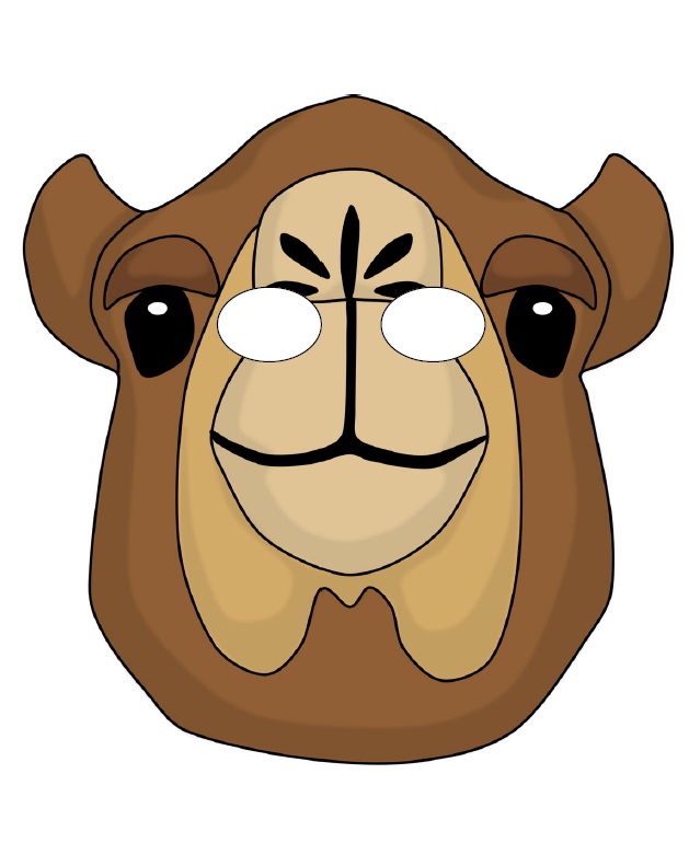 маска верблюжонок для детей. маска верблюжонок для детей. маска верблюжонка. маска верблюда на голову. маска верблюда.