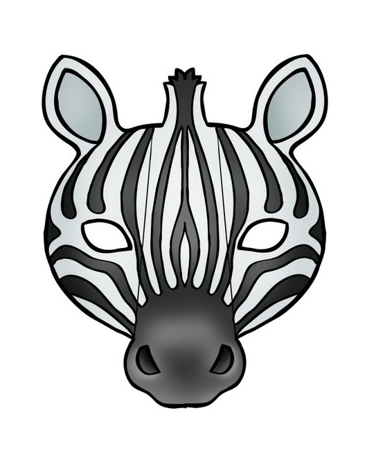 Kağıt Zebra Maskesi