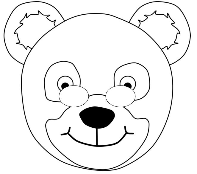 Kağıt Panda Maskesi