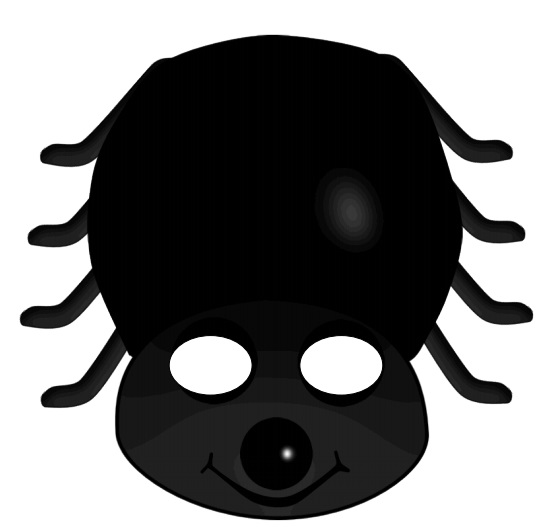  Örümcek  maske Şablonları